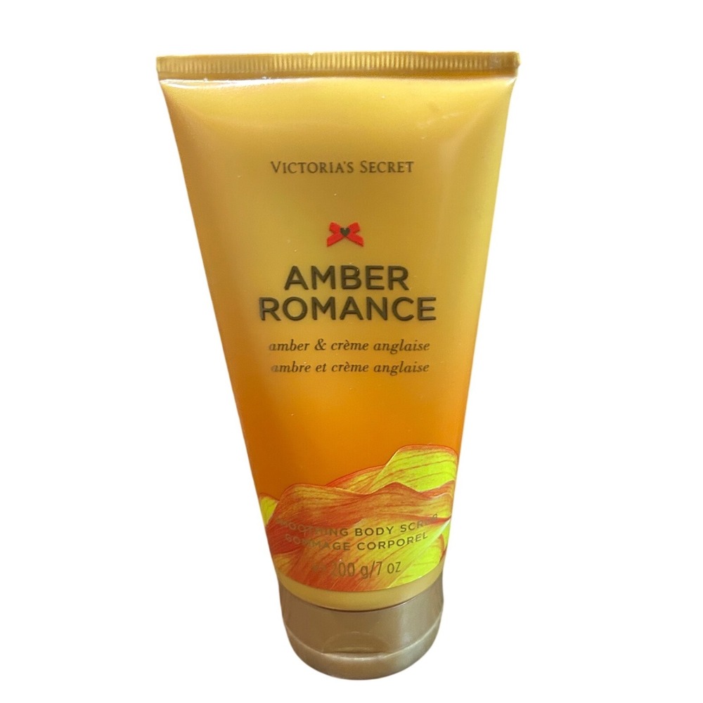 Victoria's Secret Amber Romance Smoothing Body Scrub 7 oz Amber & Crème Anglaise